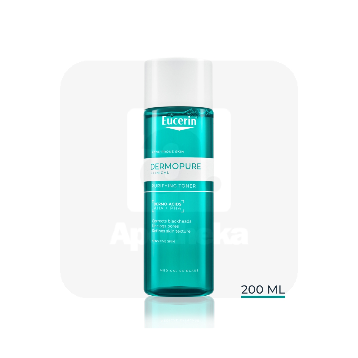 EUCERIN DERMOPURE CLINICAL TOONIK PUHASTAV 200ML - Tootepilt