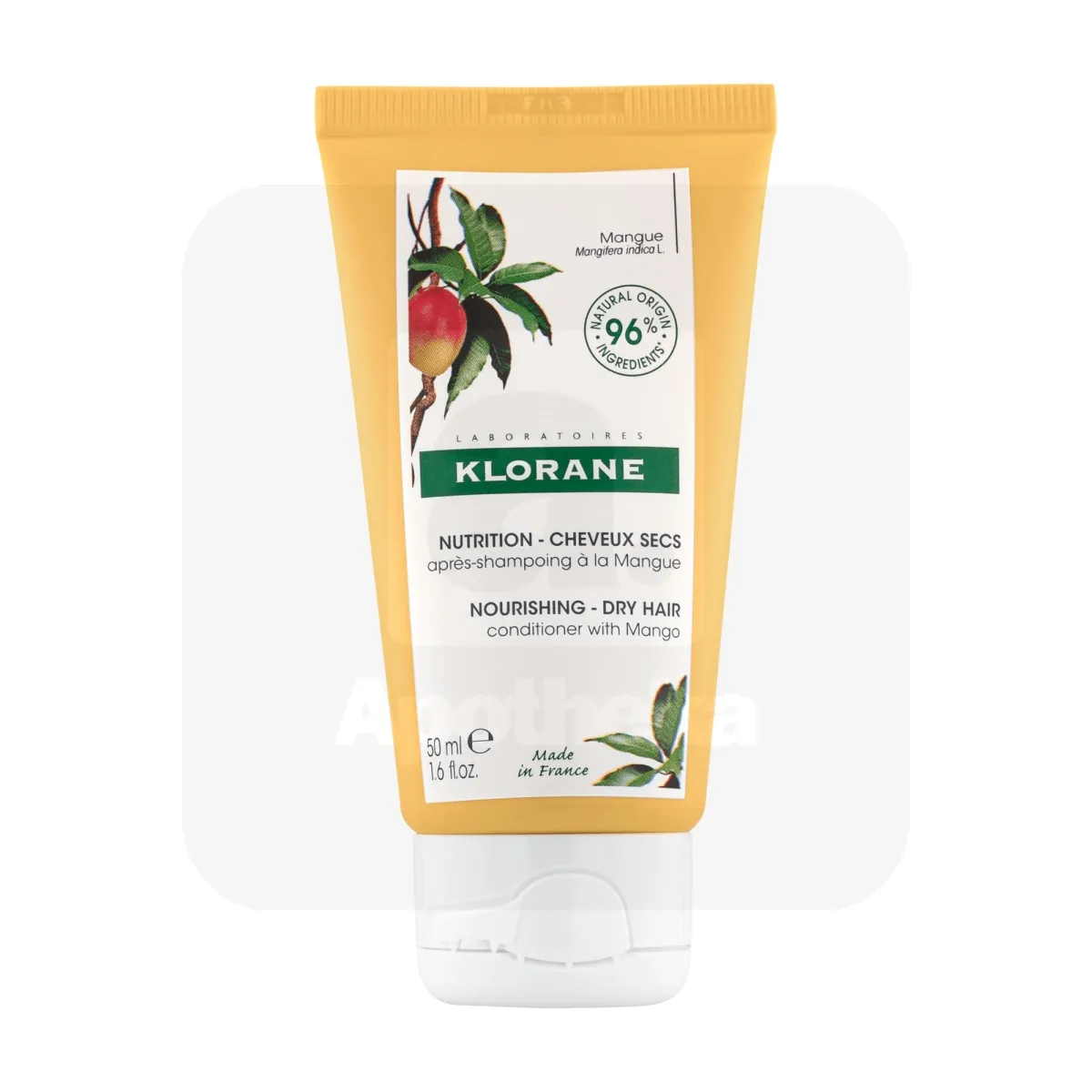 KLORANE JUUKSEPALSAM MANGOVÕI KUIVADELE JUUSTELE 50ML - Tootepilt