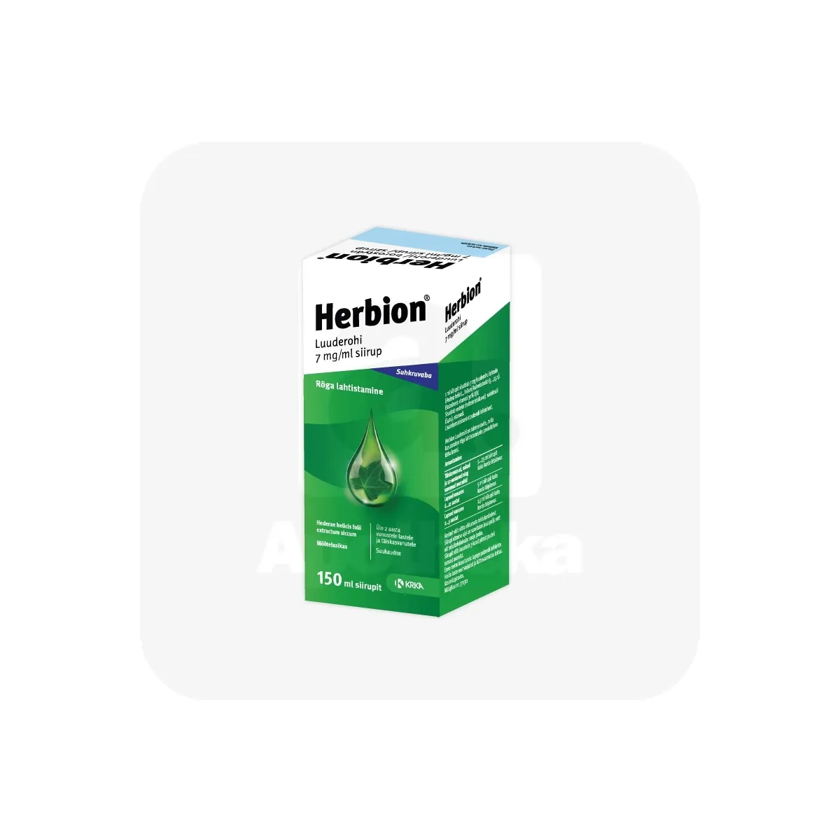 HERBION LUUDEROHI SIIRUP 7MG/ML 150ML N1 - Tootepilt