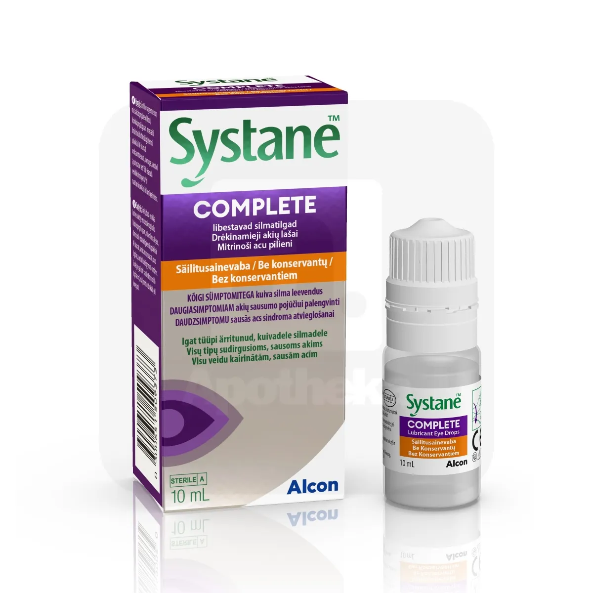 SYSTANE COMPLETE NIISUTAVAD SILMATILGAD SÄILITUSAINETA 10ML - Tootepilt 1