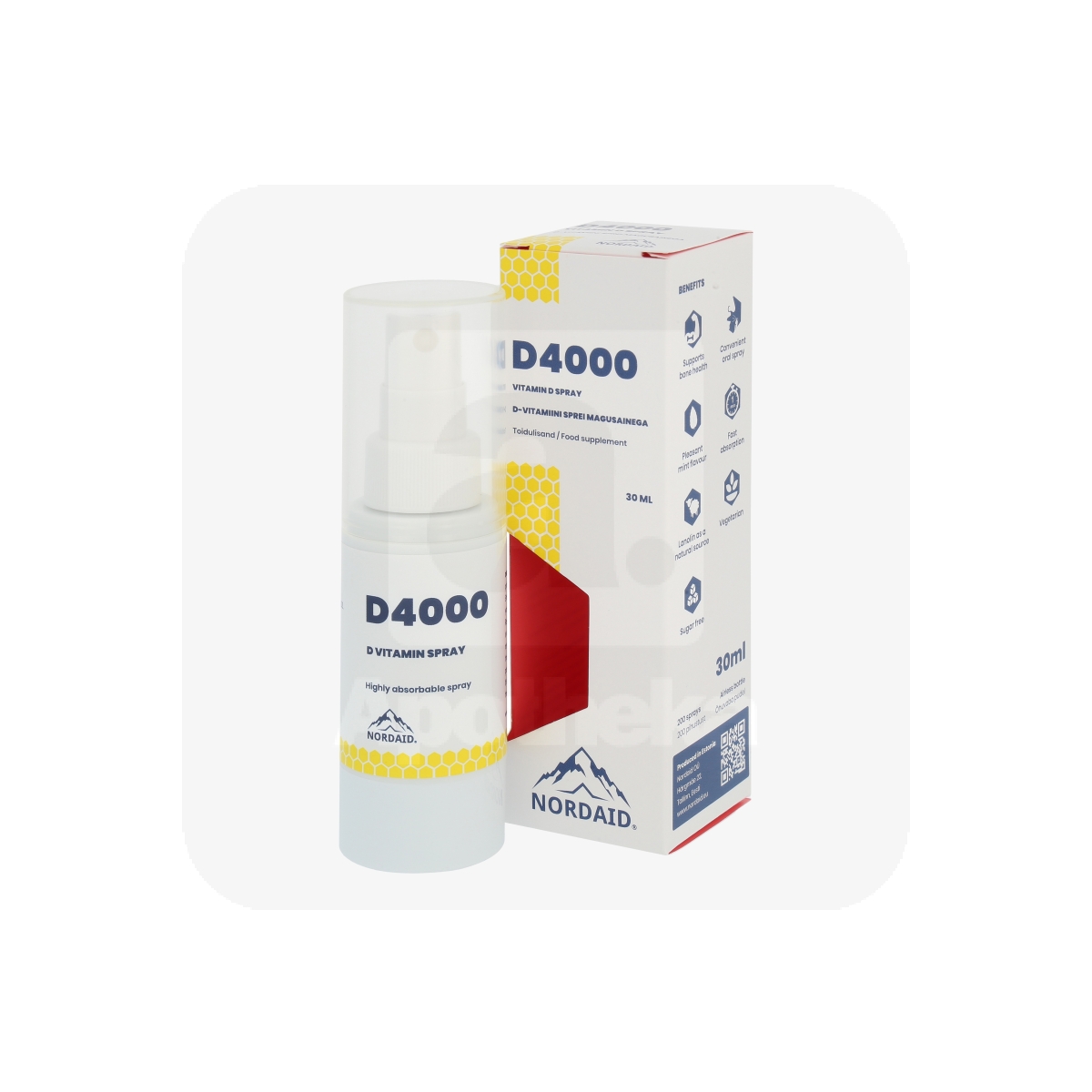 NORDAID D-VITAMIIN SUUKAUDNE SPREI 4000IU 100MCG 30ML - Tootepilt