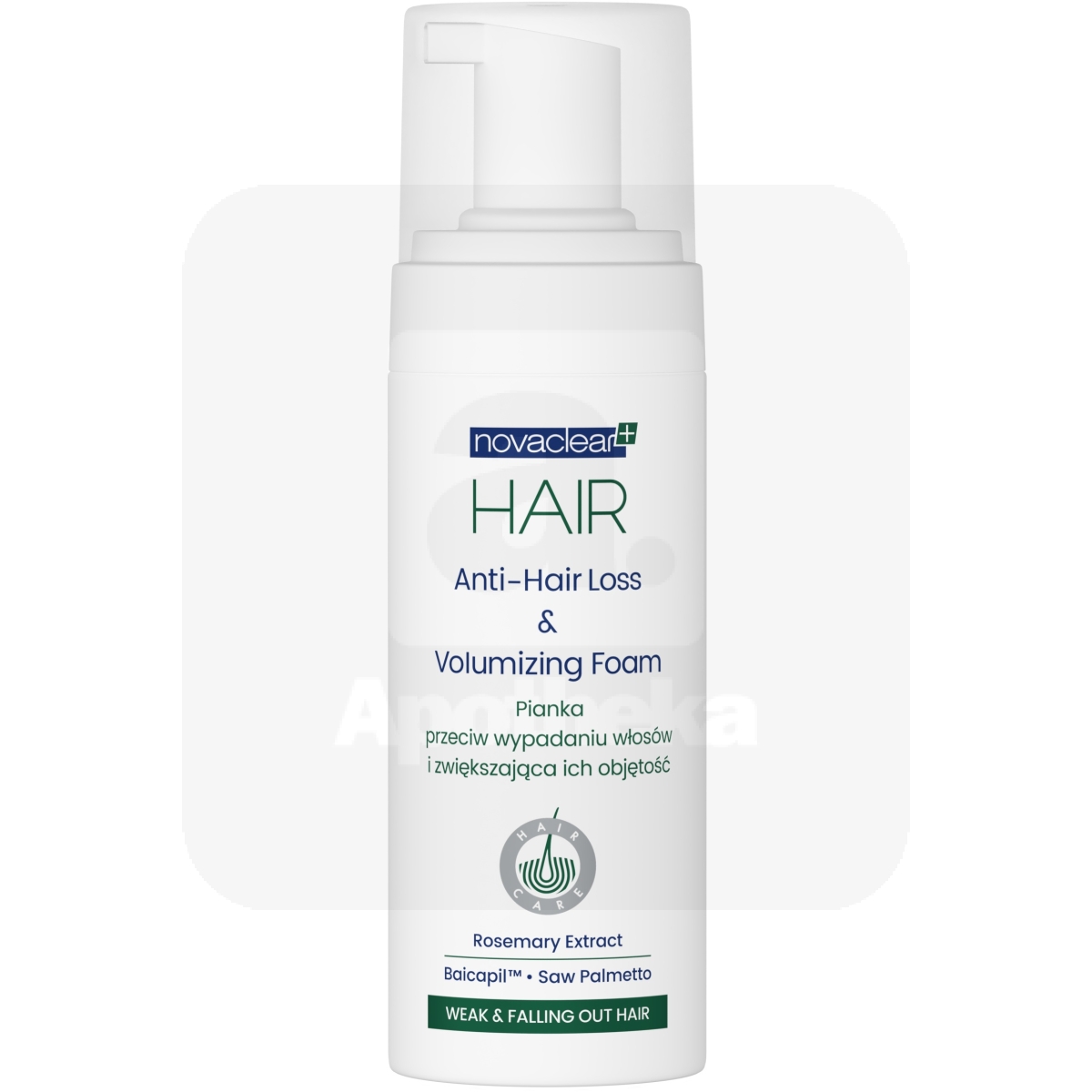 NOVACLEAR HAIR JUUKSEVAHT JUUSTE VÄLJALANGEMISE VASTU 150ML - Tootepilt