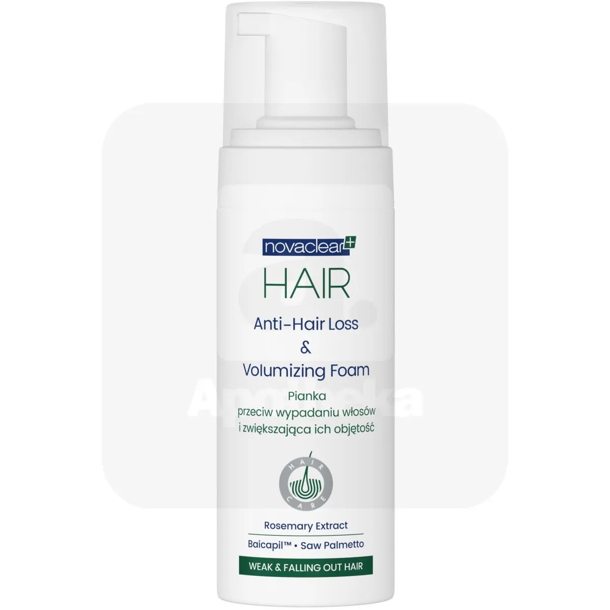 NOVACLEAR HAIR JUUKSEVAHT JUUSTE VÄLJALANGEMISE VASTU 150ML - Tootepilt