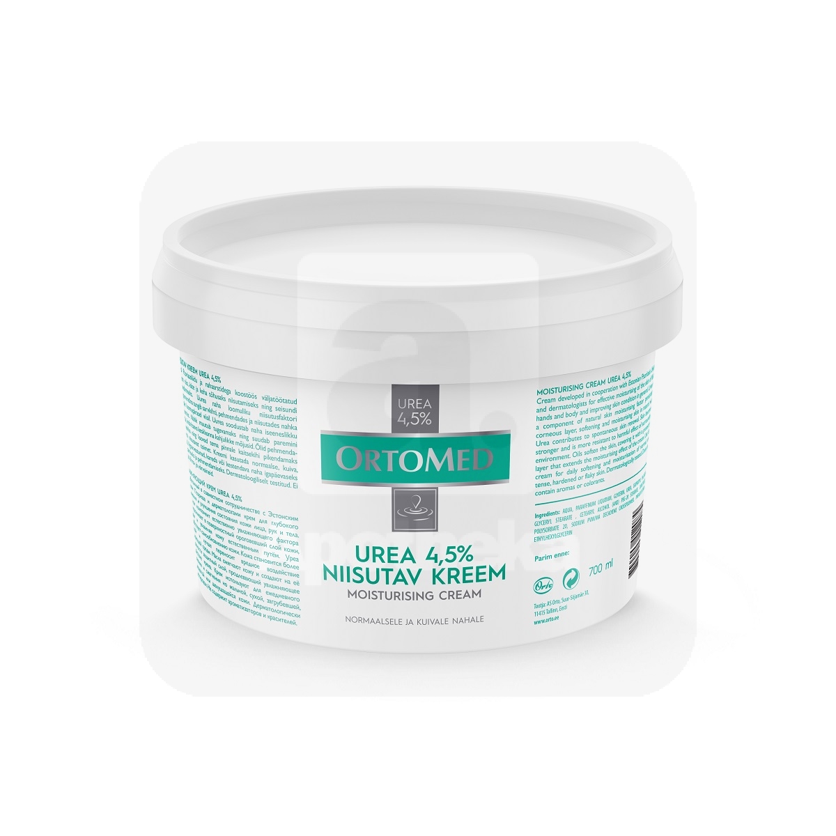 ORTO KREEM ORTOMED NIISUTAV  4,5% UREA 700ML - Tootepilt
