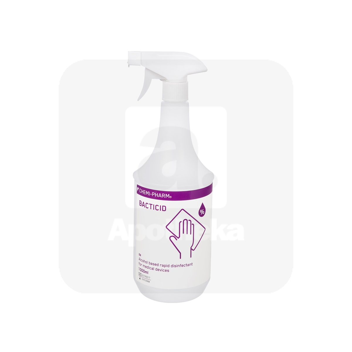 CHEMIPHARM BACTICID DESOVAHEND 500ML (PIHUSTUSPUDELIS) - Tootepilt