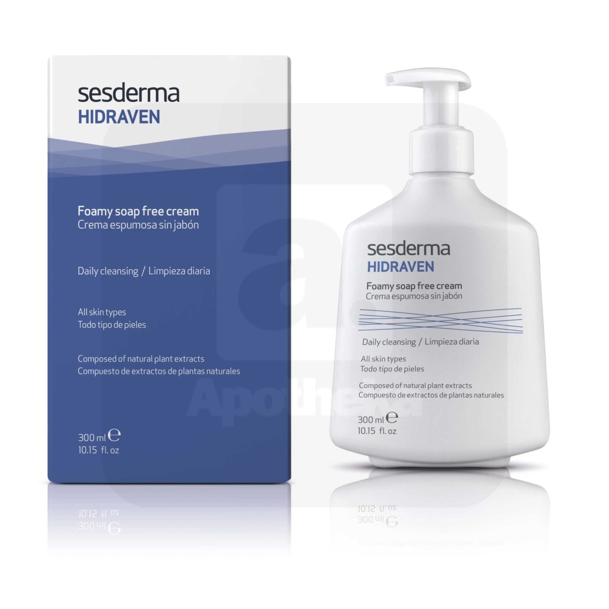 SESDERMA HIDRAVERN PUHASTUSVAHT NÄOLE JA KEHALE 300ML - Tootepilt