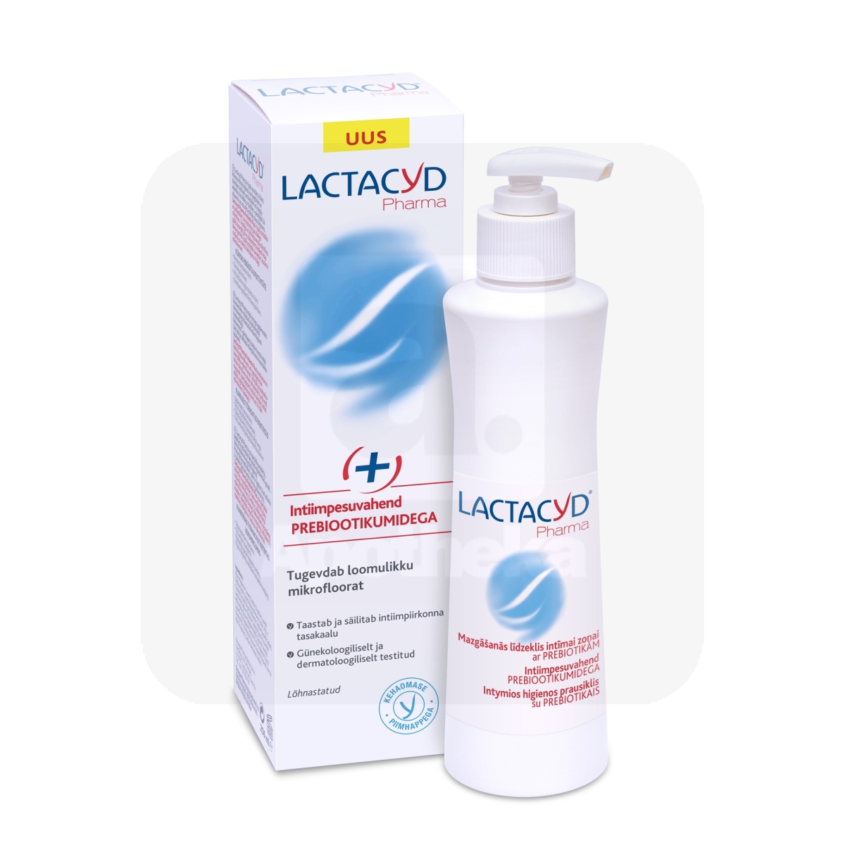 LACTACYD PHARMA INTIIMPESUVAHEND PREBIOOTIKUMIDEGA 250ML - Tootepilt