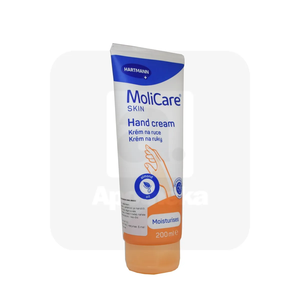 MOLICARE SKIN KÄTEKREEM 200ML - Tootepilt