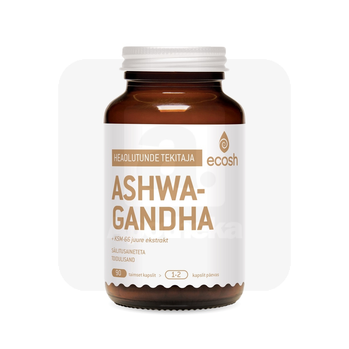 ECOSH ASHWAGANDHA JUURE KAPSLID N90