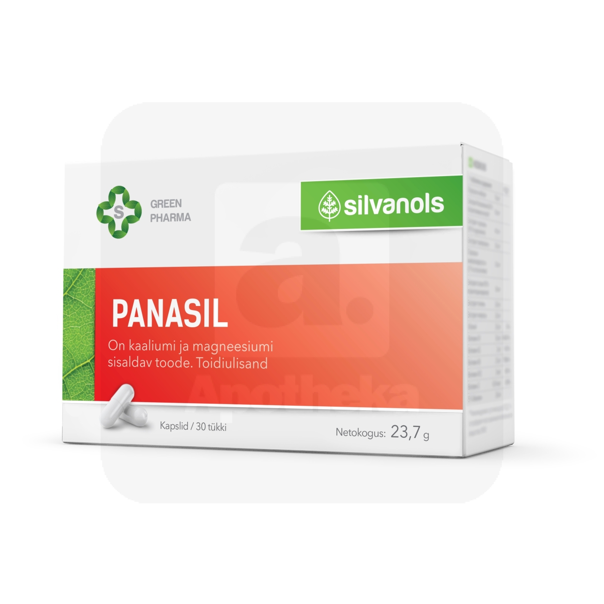 PANASIL CAPS N30 - Tootepilt