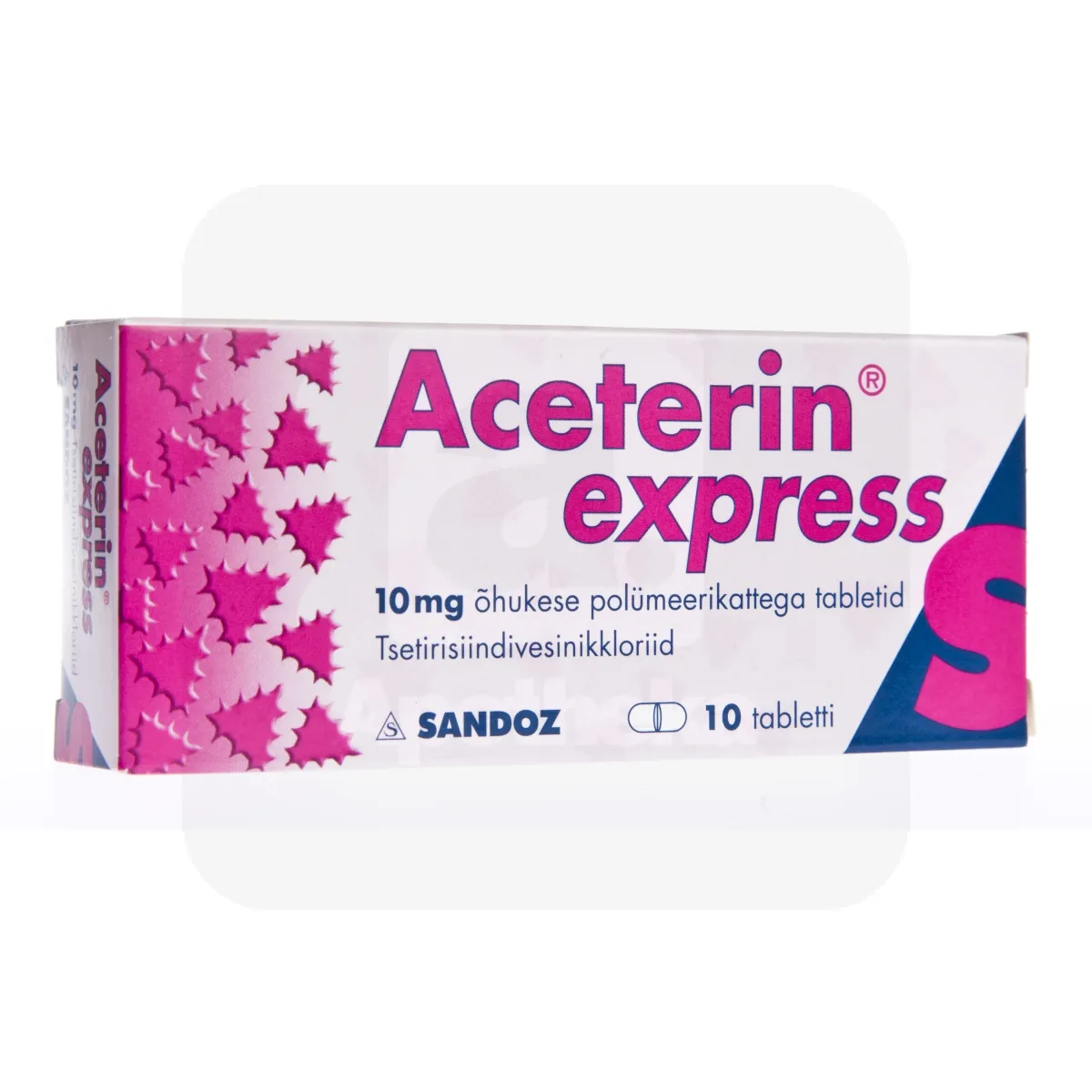 ACETERIN EXPRESS KAETUD TBL 10MG N10 - Tootepilt
