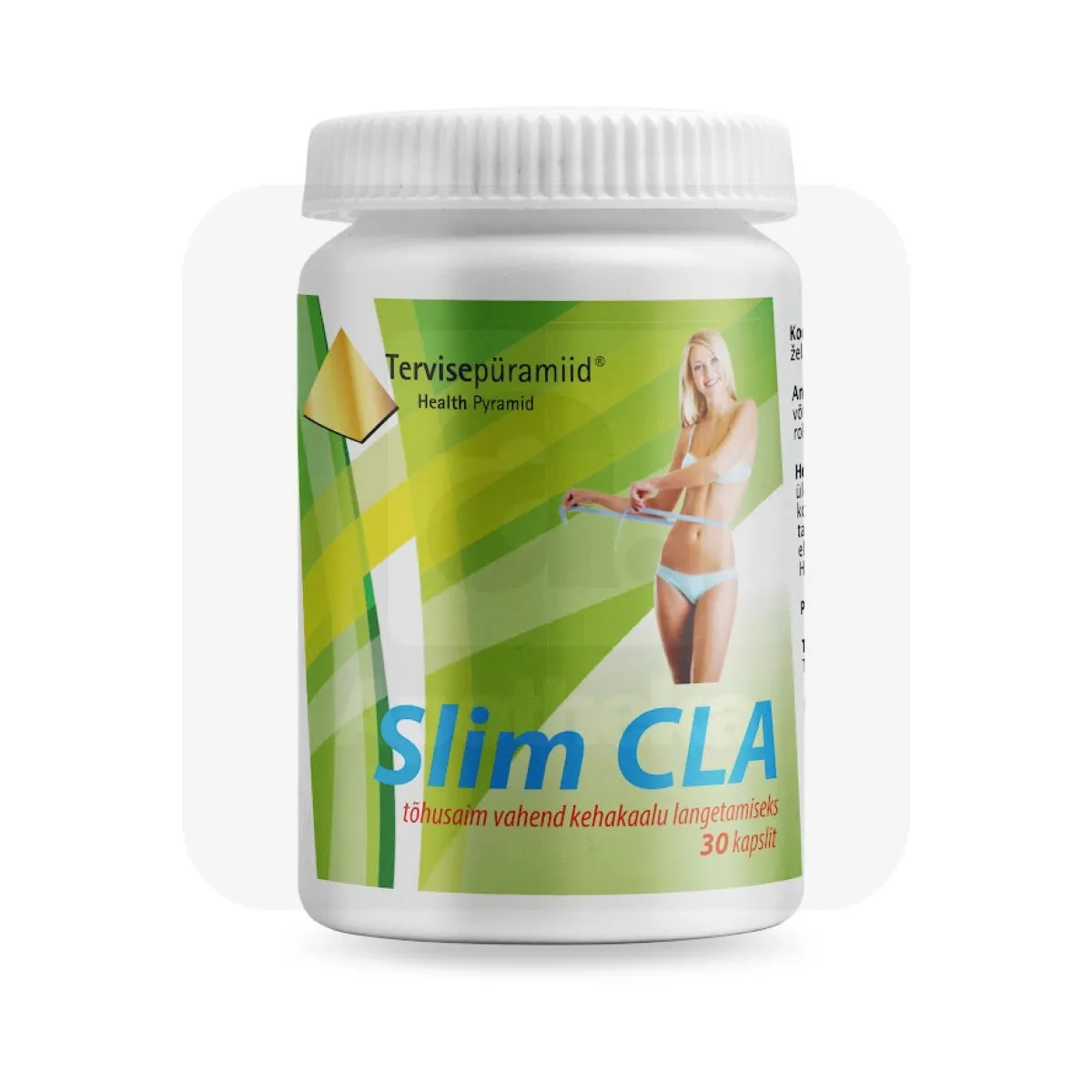 TERVISEPÜRAMIID SLIM CLA CAPS N30 - Tootepilt
