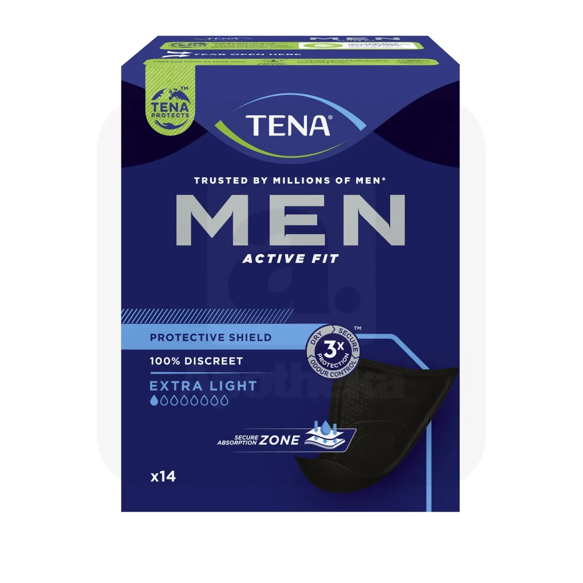 TENA MEN ACTIVE FIT EXTRA LIGHT N14 - Tootepilt
