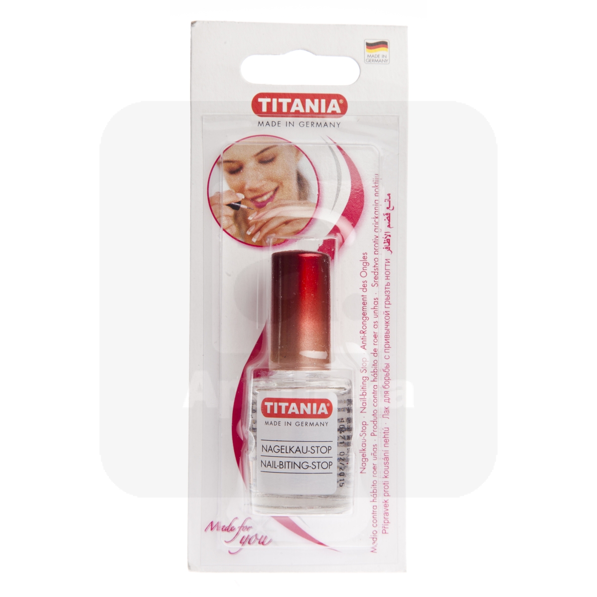TITANIA KÜÜNE NÄRIMISVASTANE LAKK 10ML - Tootepilt