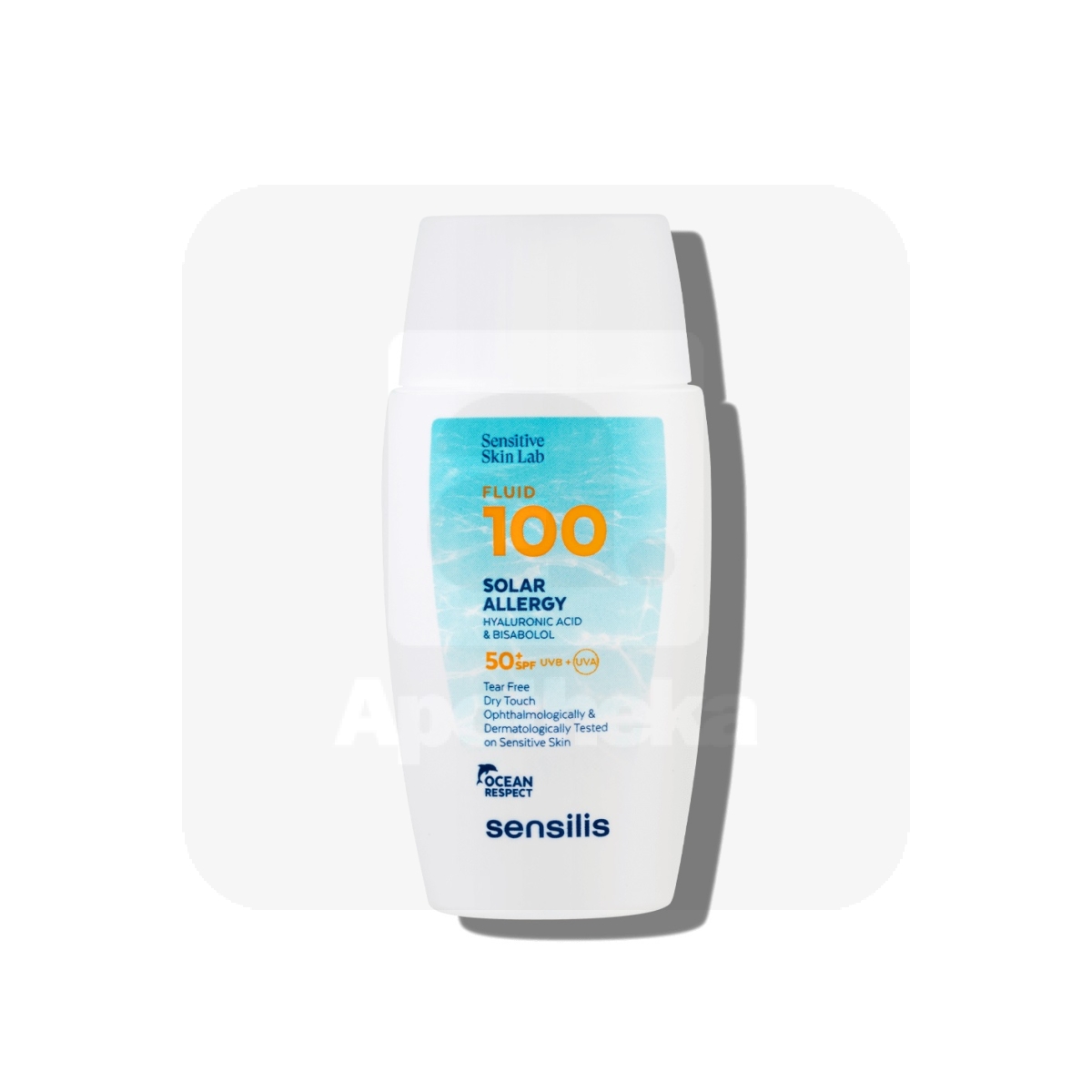 SENSILIS PÄIKESEKAITSEFLUID 100 ÜLIKERGE SPF50+ 40ML - Tootepilt