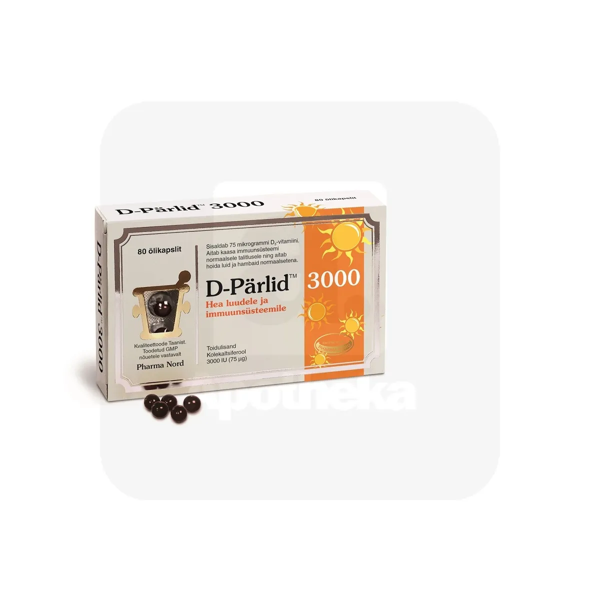 D-PÄRLID 3000 KAPSLID N80 - Tootepilt