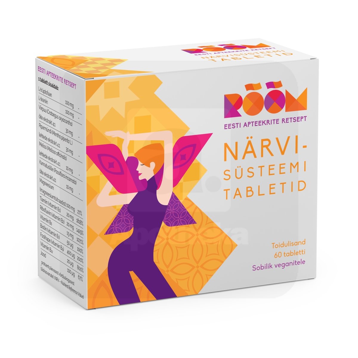 RÕÕM NÄRVISÜSTEEMI TABLETID N60