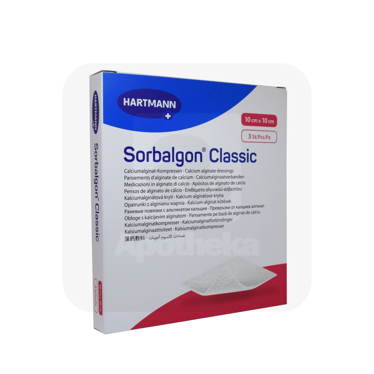 SORBALGON CLASSIC KALTSIUMALGIINSIDE 10X10CM N3