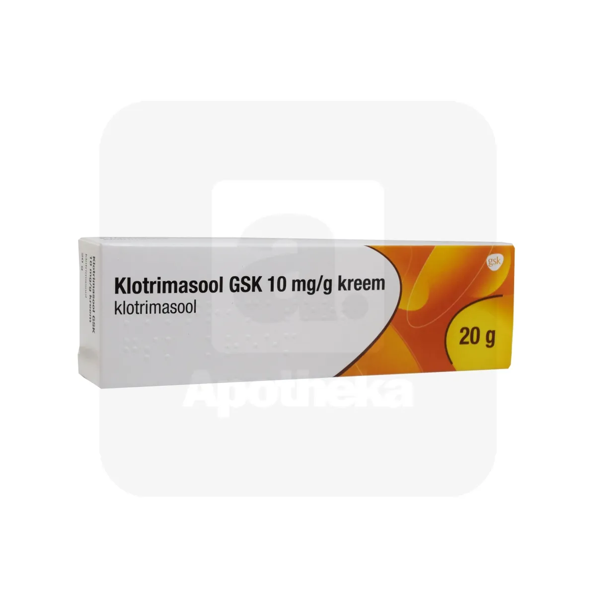 KLOTRIMASOOL GSK KREEM 10MG/G 20G N1 (TML) - Tootepilt