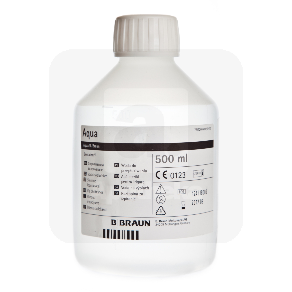 AQUA B. BRAUN (LOPUTUSLAHUS) 500ML - Tootepilt