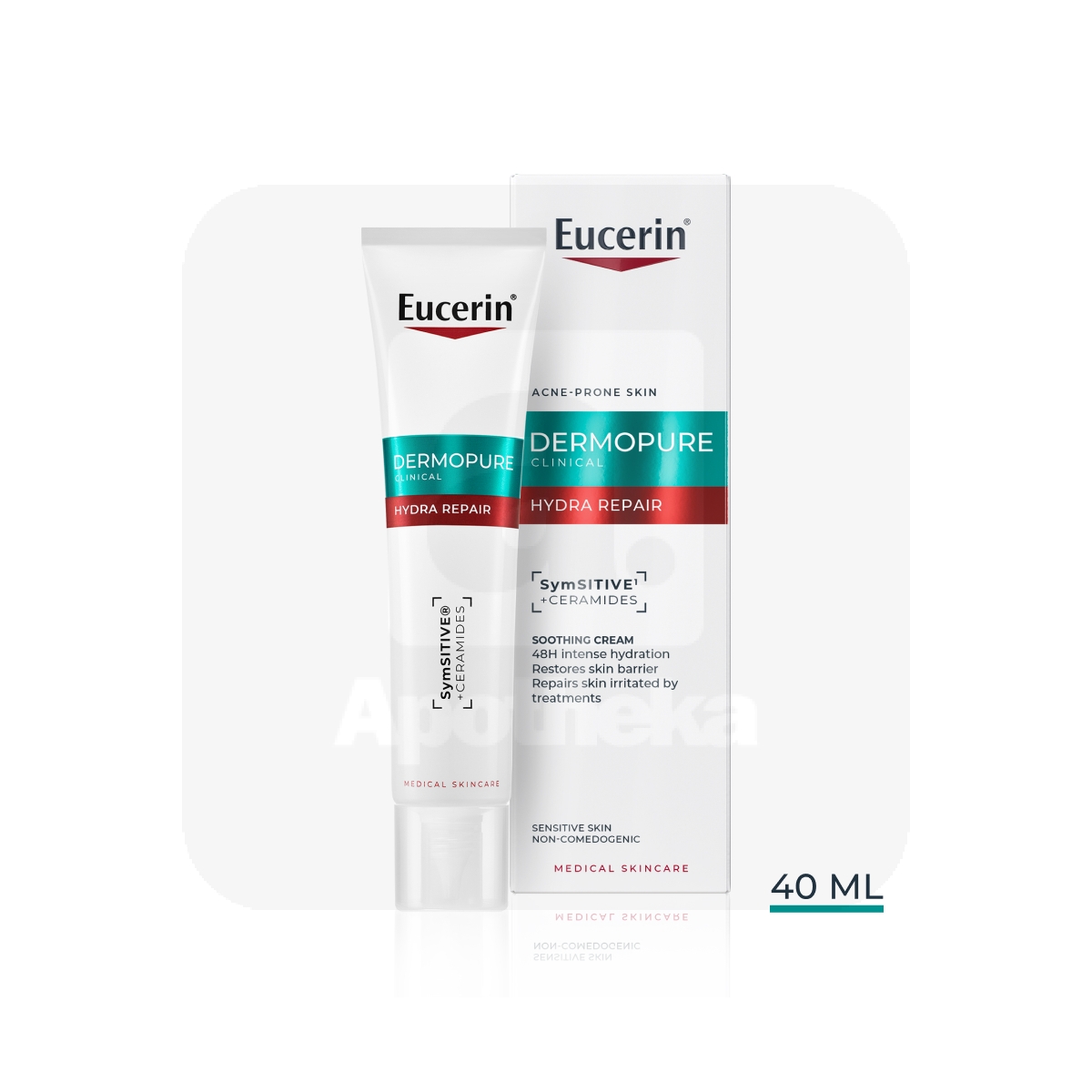 EUCERIN DERMOPURE CLINICAL NÄOKREEM RAHUSTAV 40ML - Tootepilt