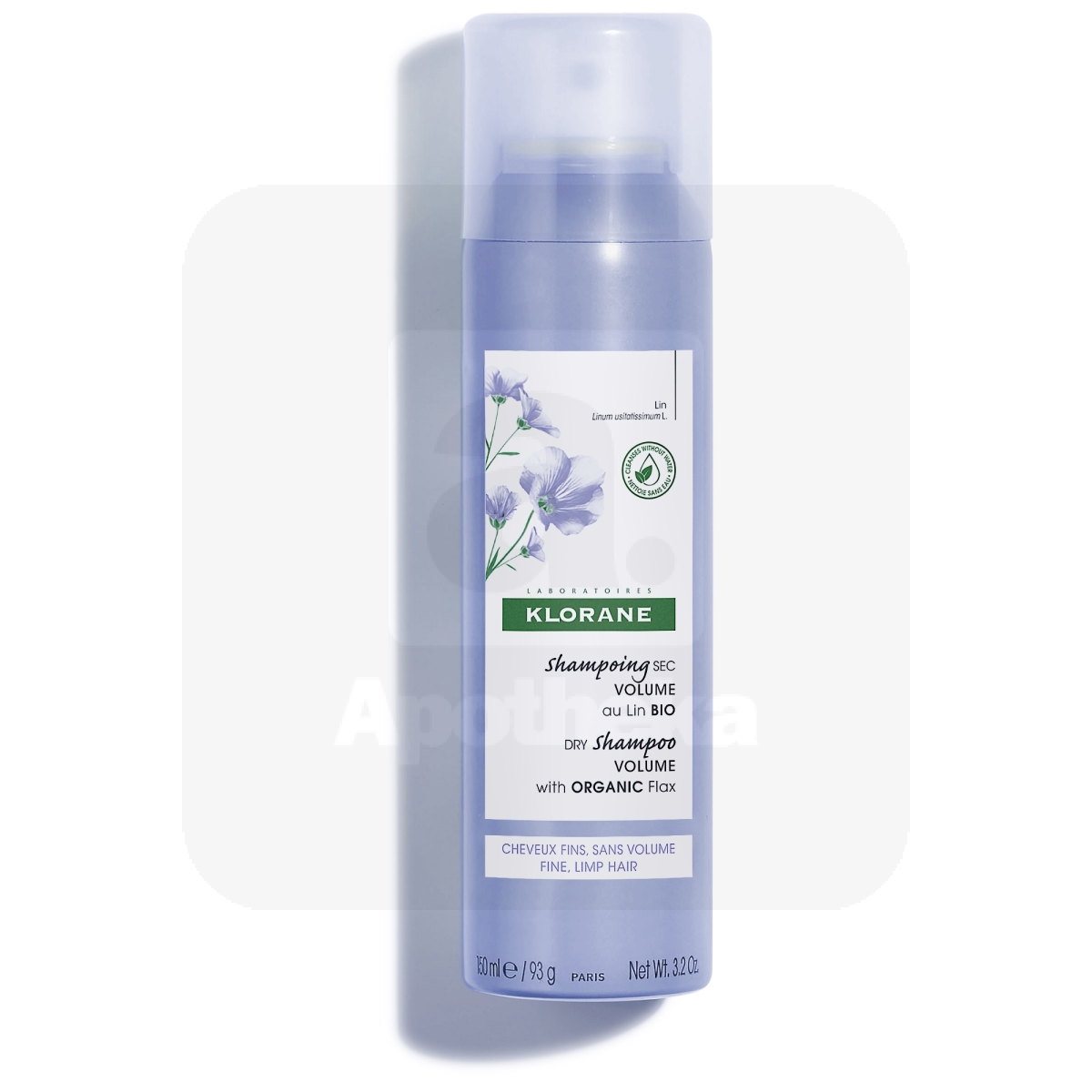 KLORANE KUIVSHAMPOON LINAEKSTRAKTIGA 150ML - Tootepilt