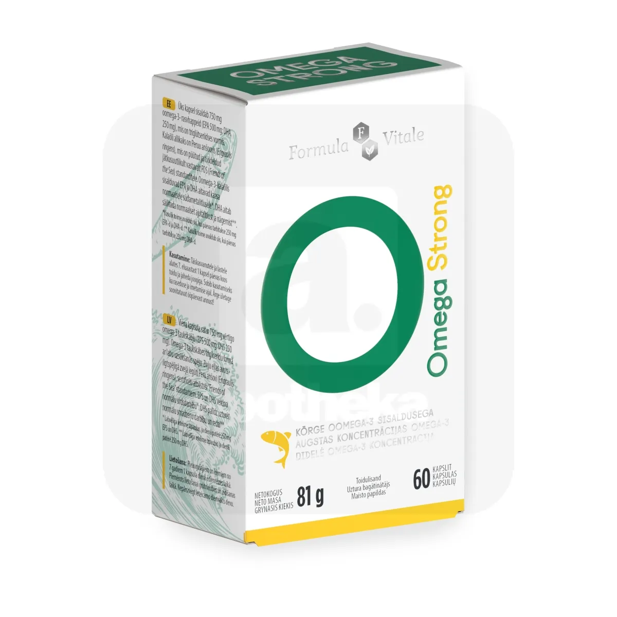 FORMULA VITALE OMEGA STRONG CAPS N60 - Tootepilt