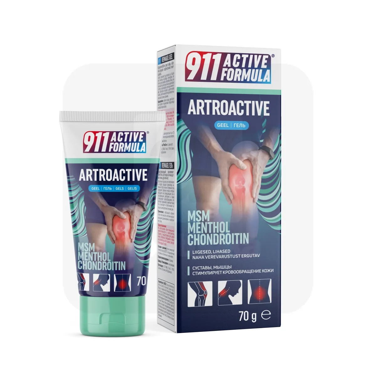 911 ACTIVE FORMULA ARTROACTIVE GEEL 70G - Tootepilt