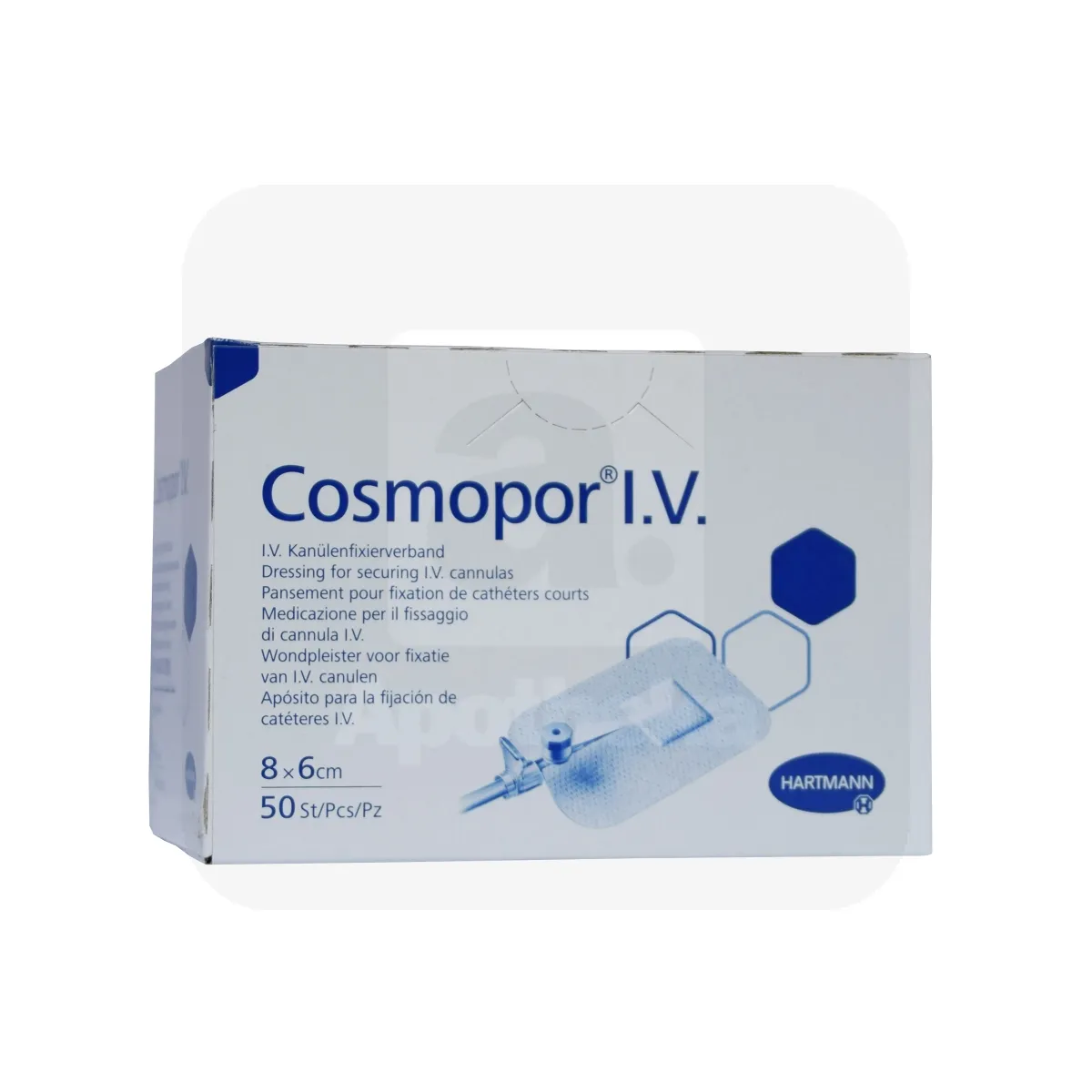 COSMOPOR I.V KANÜÜLIPLAASTER 8X6CM N50 - Tootepilt