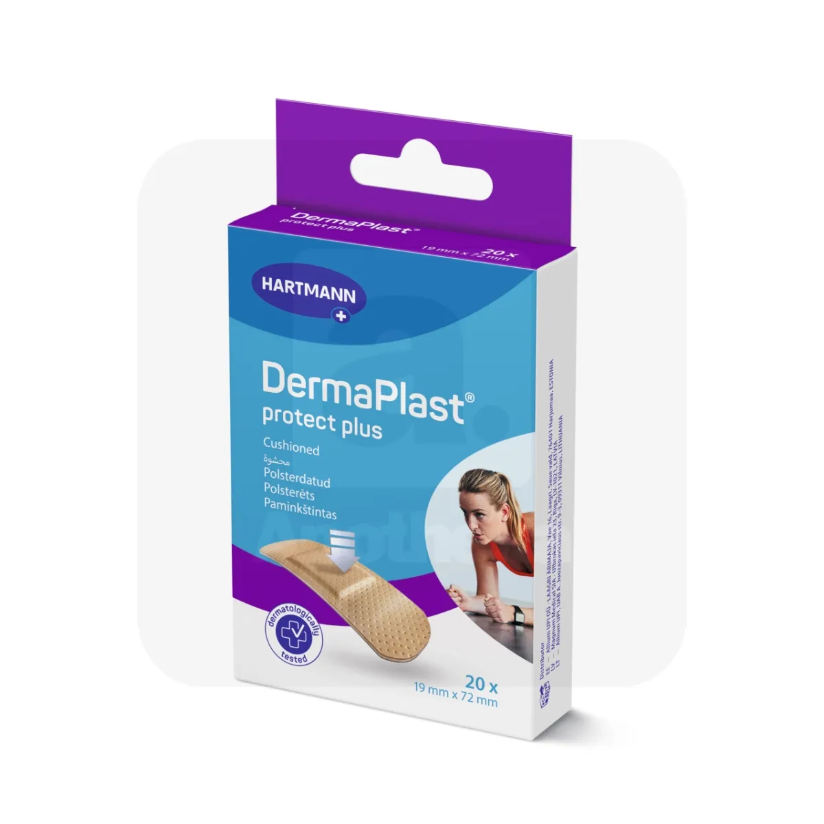 DERMAPLAST PLAASTRID PROTECT PLUS 19X72MM N20 - Tootepilt