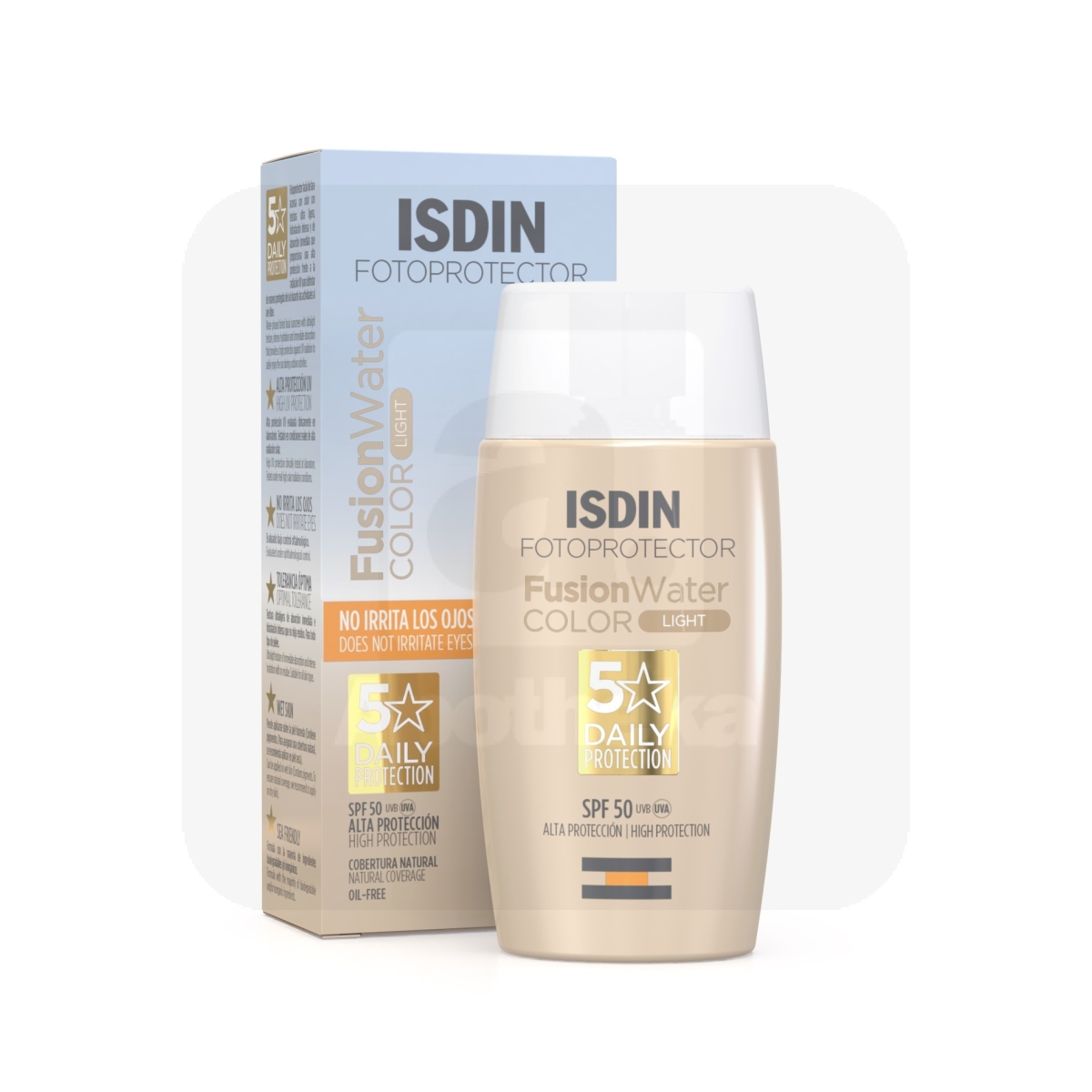 ISDIN SUN PÄIKESEKAITSEEMULSIOON TOONITUD HELE SPF50 50ML - Tootepilt