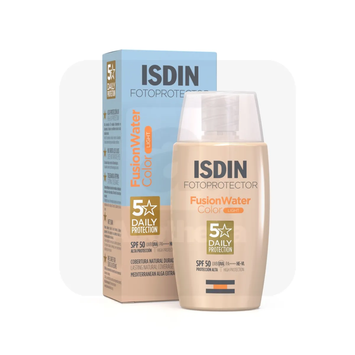 ISDIN SUN PÄIKESEKAITSEEMULSIOON TOONITUD HELE SPF50 50ML - Tootepilt
