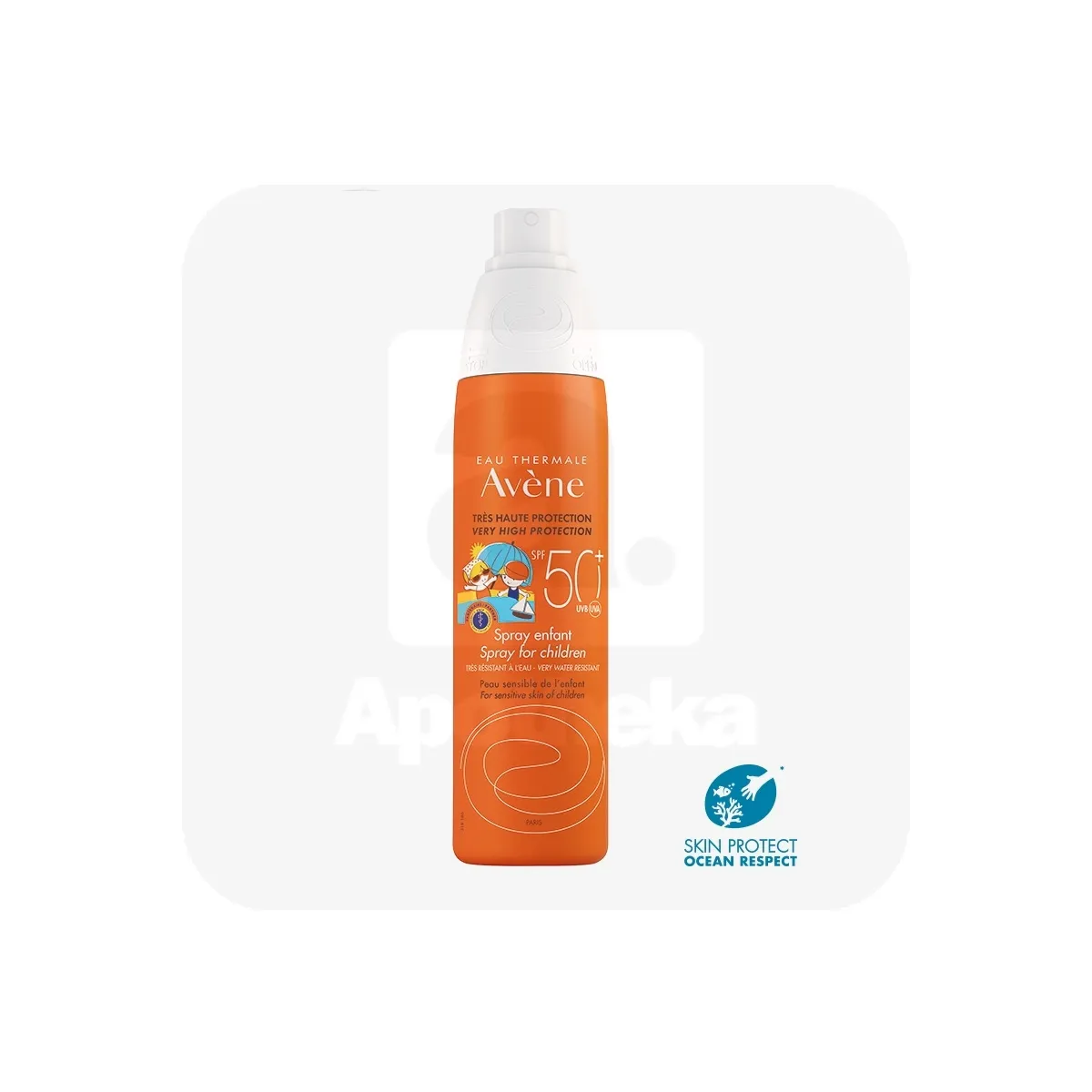 AVENE SUN PÄIKESEKAITSESPREI LASTELE SPF50+ 200ML - Tootepilt 1