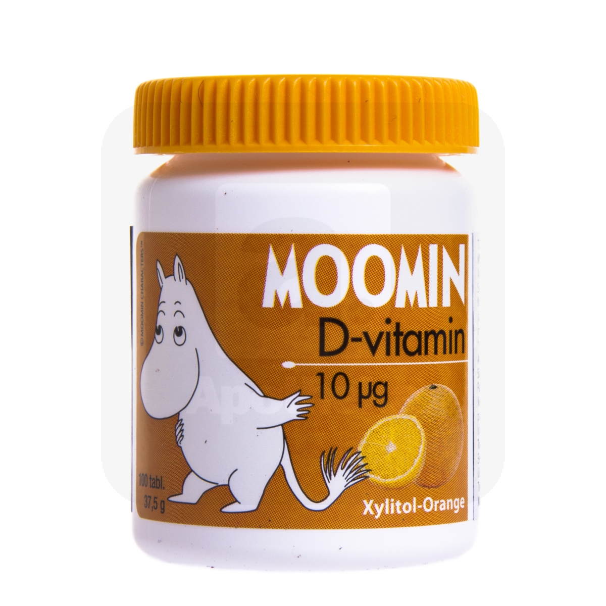 MUUMI D-VITAMIIN NÄRIMISTBL 10MCG N100 KSÜLITOOLIGA - Tootepilt