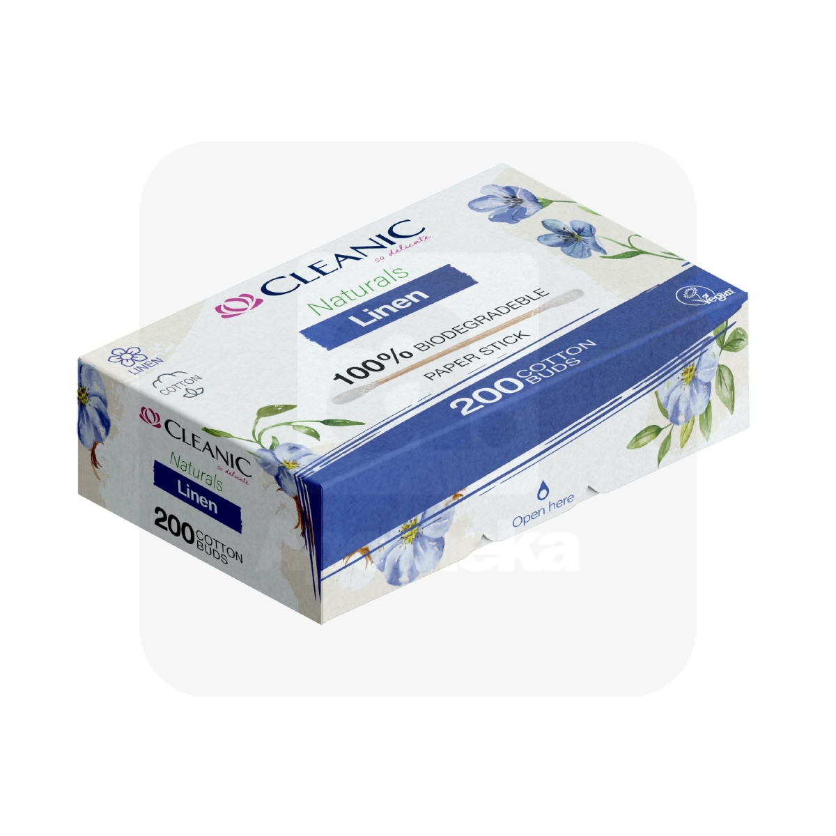 CLEANIC NATURALS LINEN VATITIKUD N200 - Tootepilt