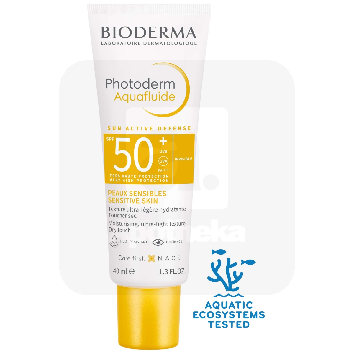 BIODERMA PHOTODERM AQUAFLUIDE PÄIKESEKAITSEKREEM SPF50+ 40ML - Tootepilt