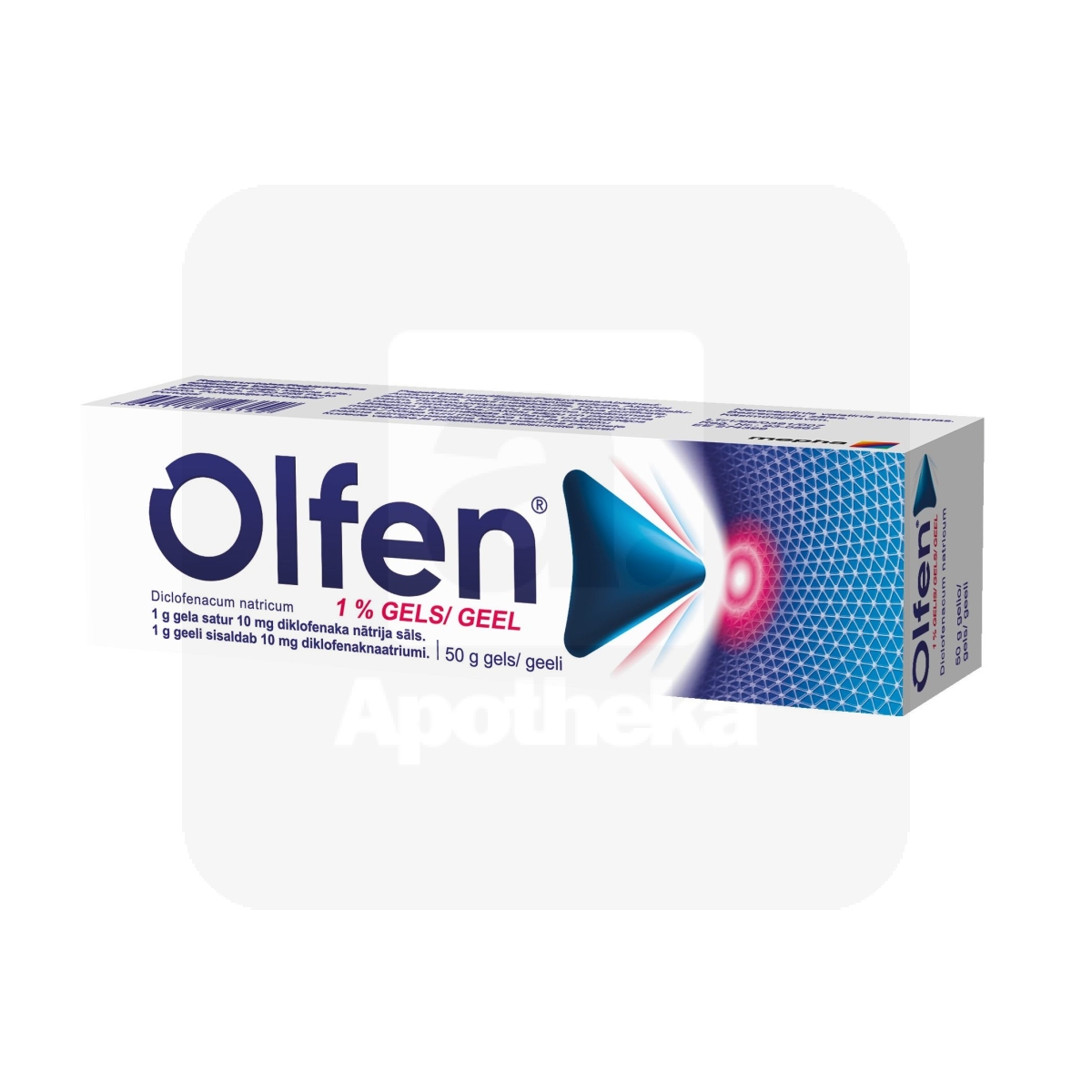 OLFEN GEEL 1% 50G - Tootepilt
