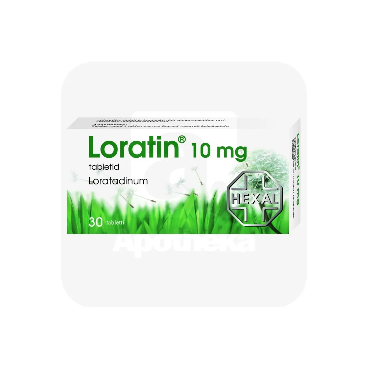LORATIN TBL 10MG N30 - Tootepilt
