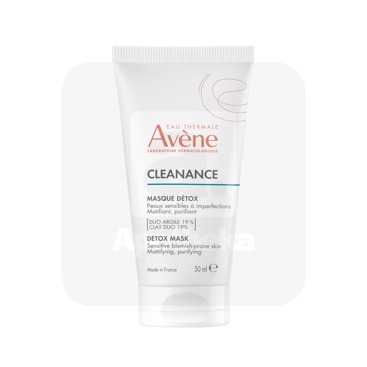 AVENE CLEANANCE DETOX MASK RASUSELE NAHALE 50ML - Tootepilt