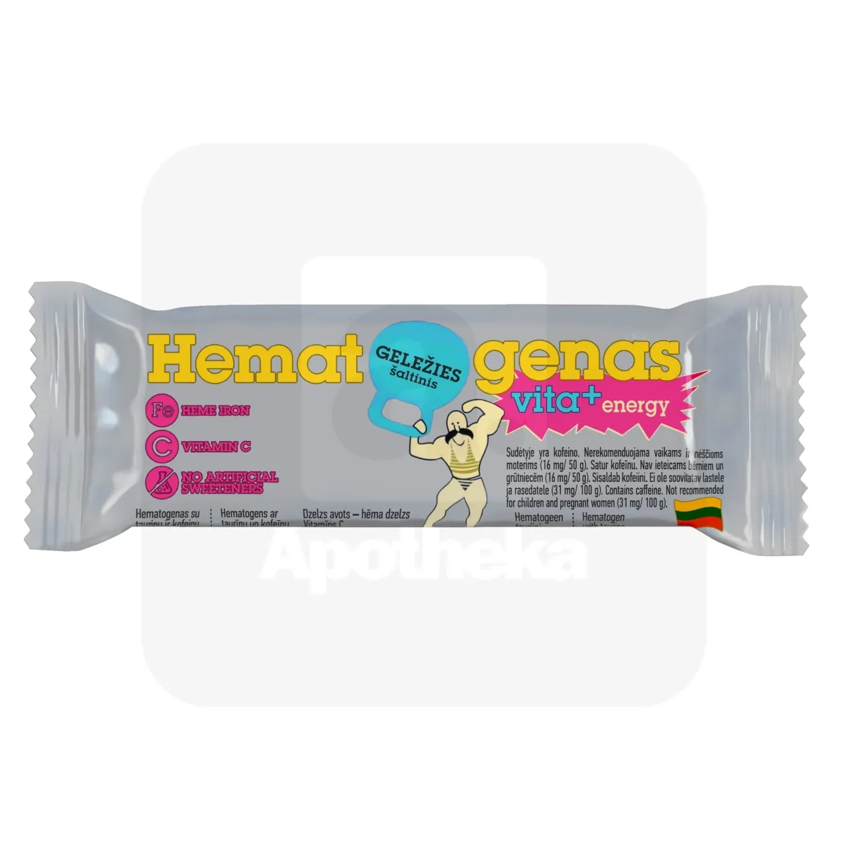 HEMATOGEEN VITA+ ENERGY 50G - Tootepilt