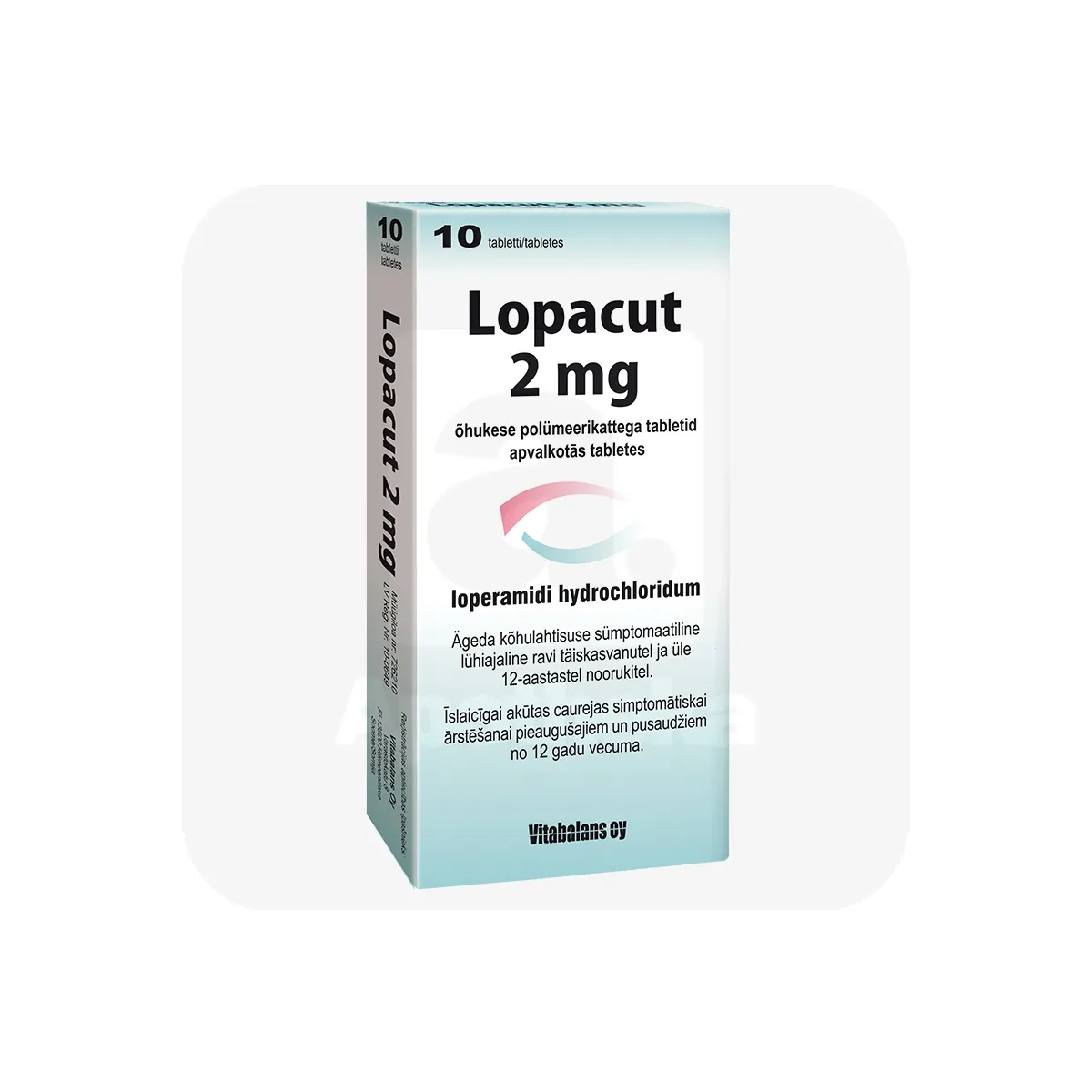 LOPACUT TBL 2MG N10 - Tootepilt