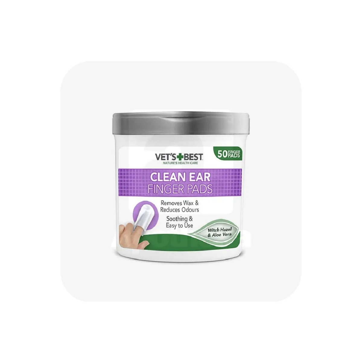 Vets Best koera/kassi kõrvapuhastuslapid N50 - Tootepilt