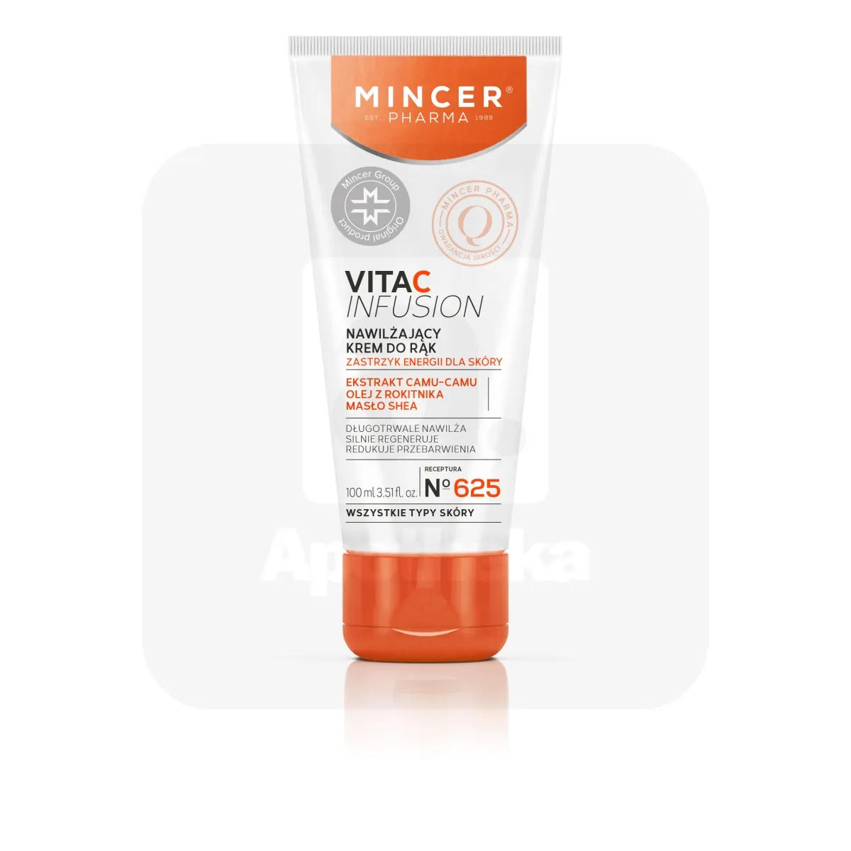 MINCER PHARMA VITA C KÄTEKREEM PIGMENDILAIKUDELE 100ML - Tootepilt