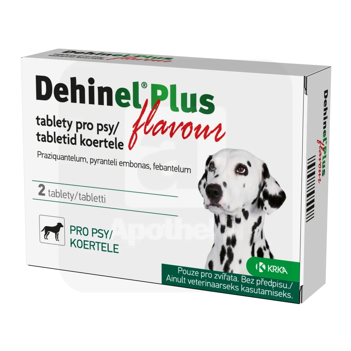 DEHINEL PLUS FLAVOUR TABL 50MG+150MG+144MG N2 - Tootepilt