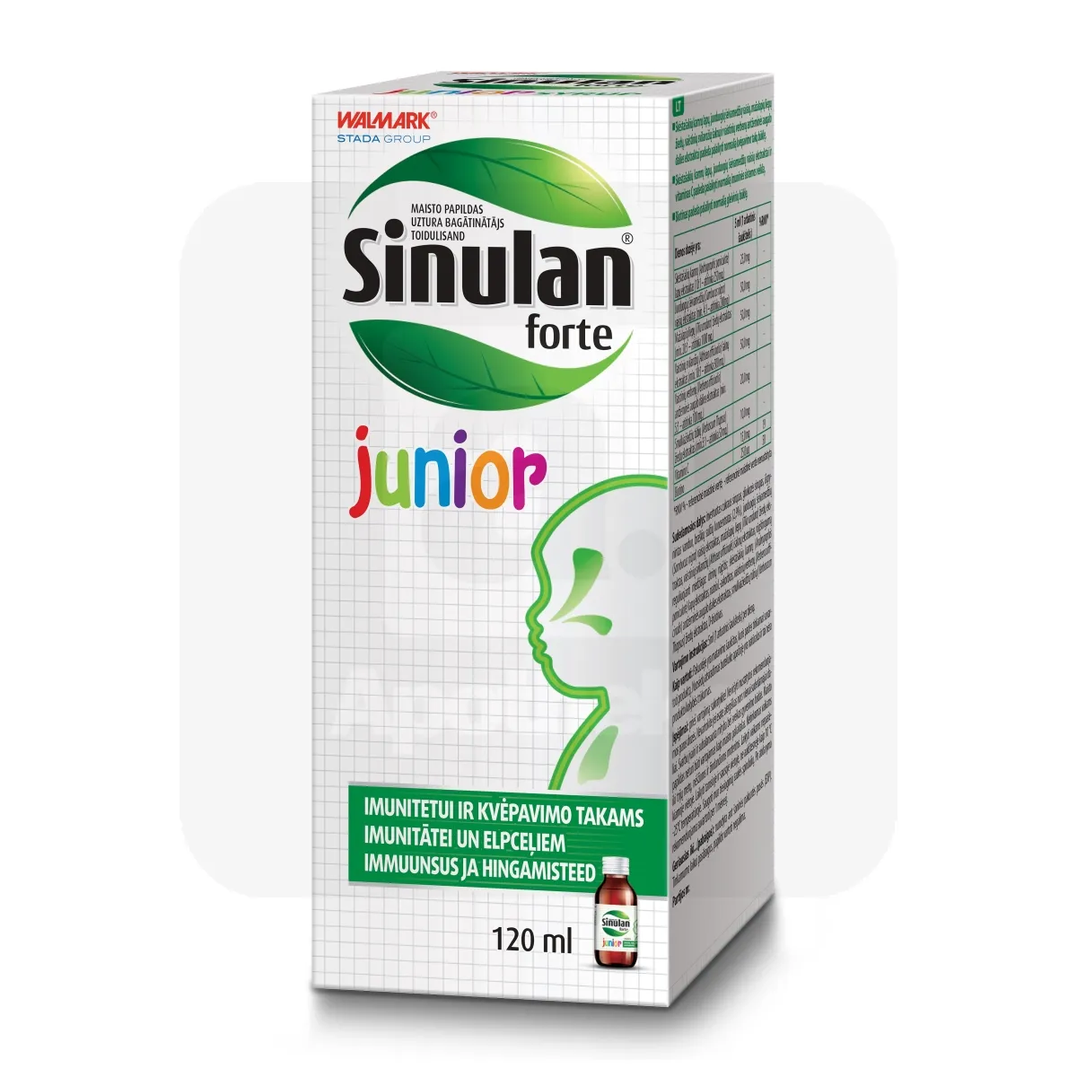 SINULAN FORTE JUNIOR 120ML - Tootepilt 1
