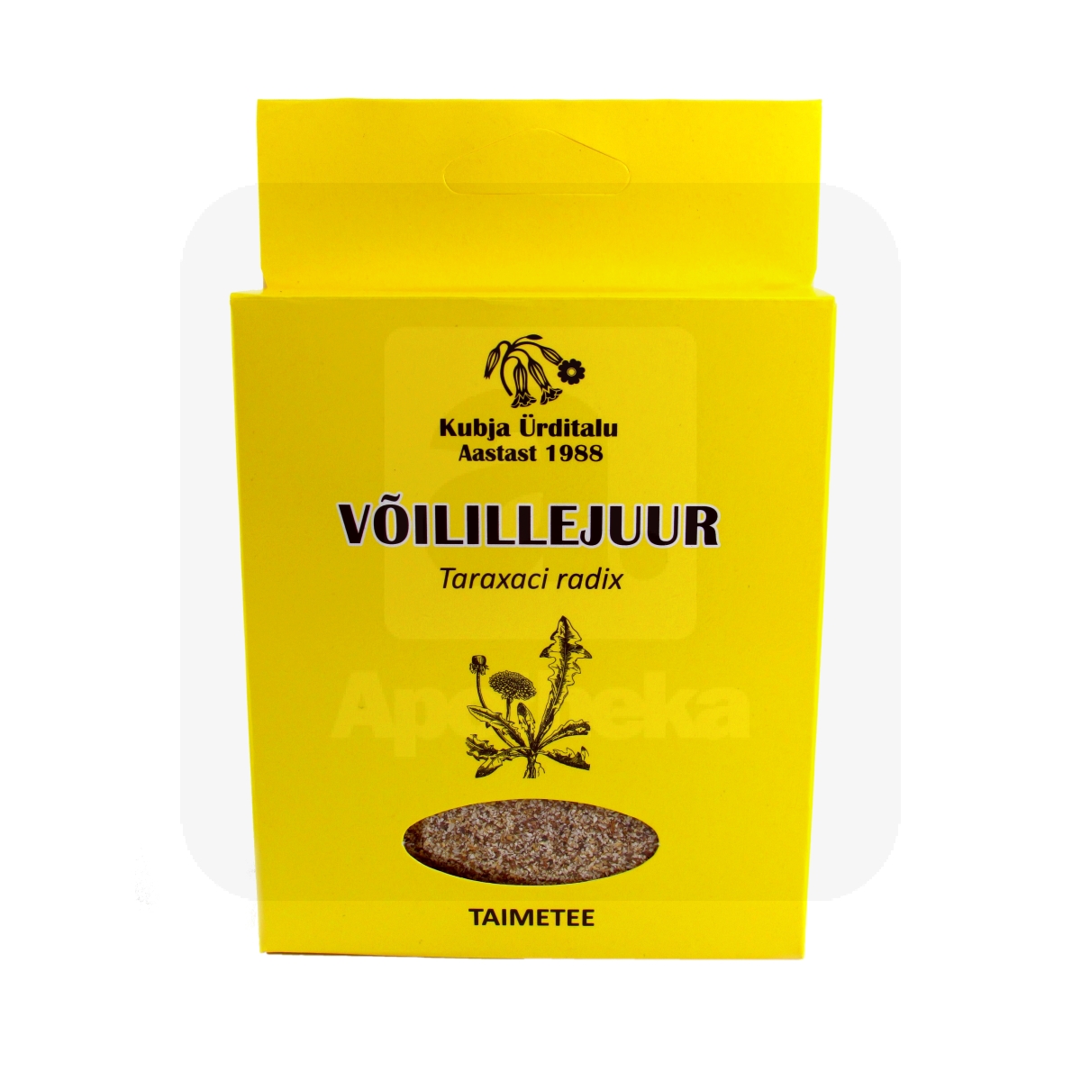 VÕILILLEJUUR (TARAXACI RADIX)  JAHVATATUD 40G (KARP) - Tootepilt