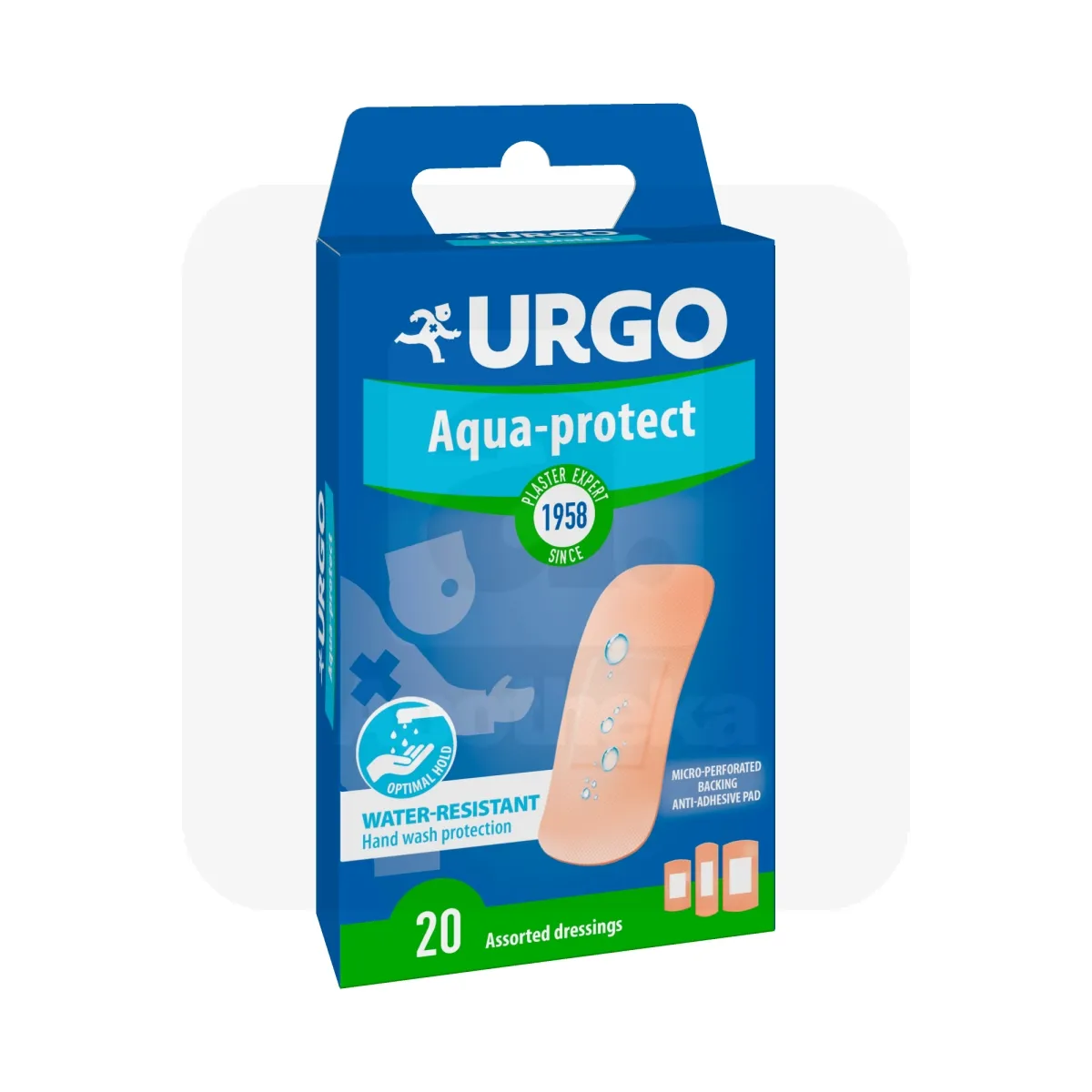URGO PLAASTER AQUA-PROTECT N20 (3 SUURUST) - Tootepilt
