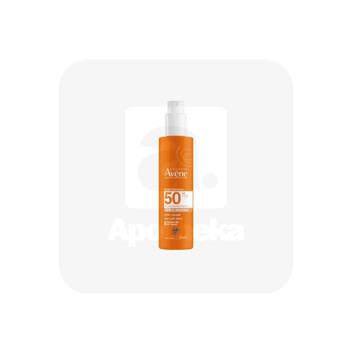 AVENE SUN PÄIKESEKAITSESPREI SPF50+ 200ML UUS - Tootepilt