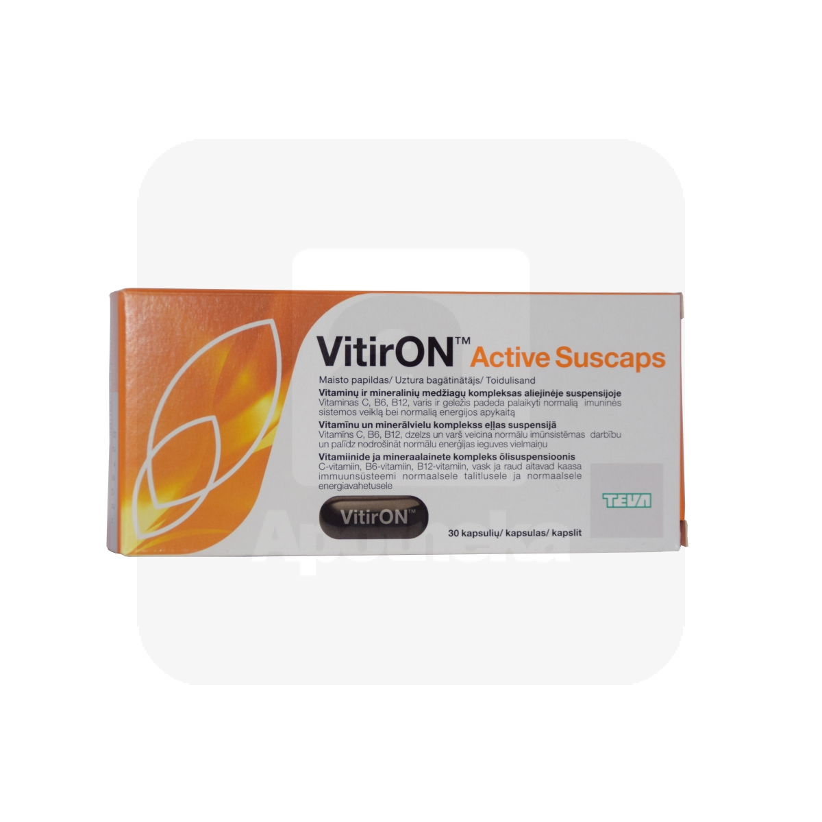 VITIRON ACTIVE SUSCAPS KAPSLID N30 - Tootepilt