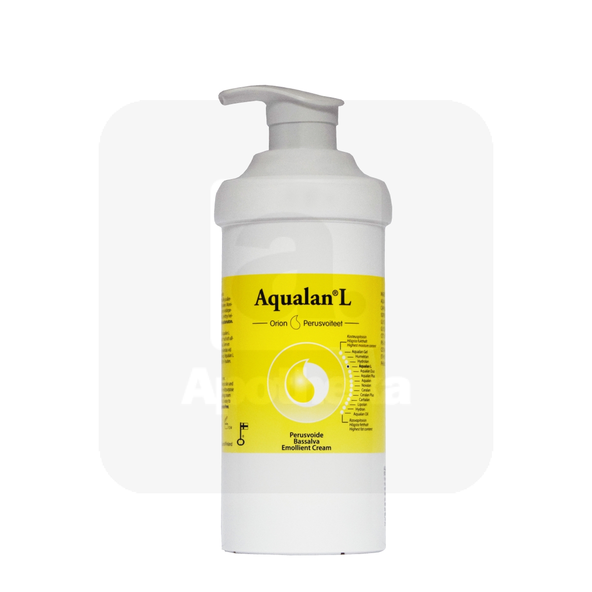 AQUALAN L KREEM 500G PUMBAGA - Tootepilt